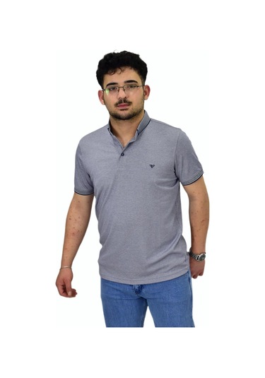 Erkek Polo Yaka Merserize Tişört 1000 Bgl-st04532 İndigo