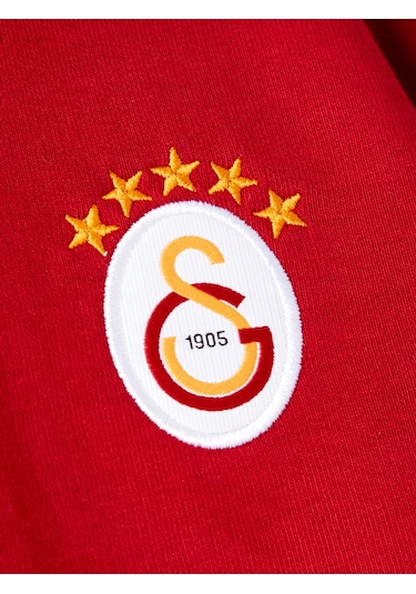 Gsstore Galatasaray Çocuk Zip Hoodie C252071 Kırmızı