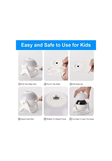 Bluetooth'lu Yıldız Galaksi Projektör Gece Lambası 7'si 1 Arada