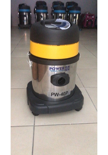 Powerwash Pw-40p Çelik Gövdeli Tek Motorlu Islak Kuru Süpürge