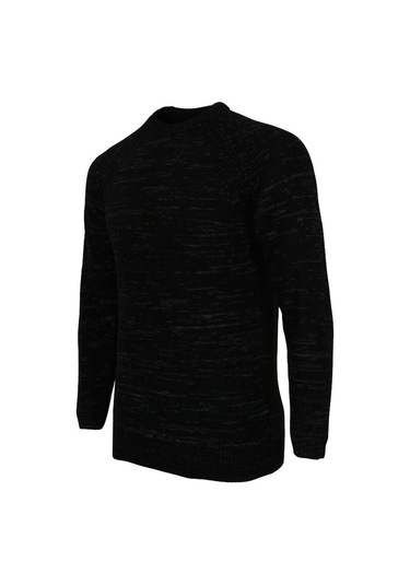 Erkek Kazak Sıfır Yaka Siyah Rar01115 001