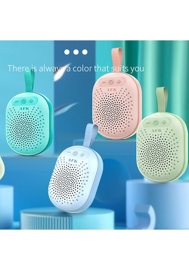 Vkemall Afk Bt513 Yeşil Bluetooth Hoparlör - Bluetooth 5.1, Tf Kart Desteği, 10m Kapsama, 4 Saat Çalışma Süresi