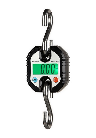 Honmex 150kg Çift Hassasiyetli Mini Ağır Duty Dijital Vinç Terazi - Çelik Kanca, Abs Gövde, Lcd Işık, Kg/lb/jin Dönüşümü Pil Dahil Değil