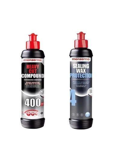 Menzerna 400-sealing Wax Kalın Pasta Boya Koruma 2 Li Set 250ml-364