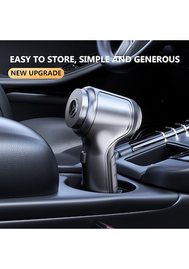 Cbtx Suıtu St-6645 Yüksek Güçlü Araba Ev El Süpürgesi Kablosuz Şarj Edilebilir Abs Elektrikli Süpürge - Siyah