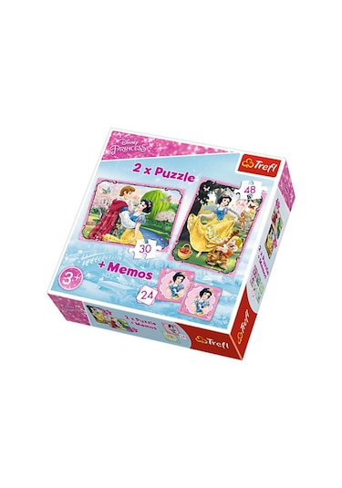 Trefl Pamuk Prenses 2'Li Puzzle Ve Memory Hafıza Oyunu