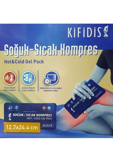 Kifidis Soğuk-Sıcak Jel Kompres 12.7X24.4Cm Termojel