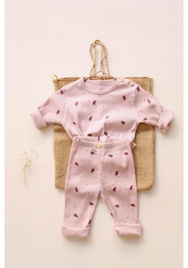 Grape Bebek Alt Üst Takım Lila