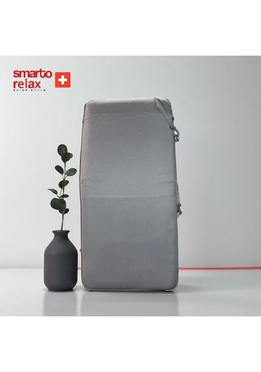 Smarto Relax Marine Tekne Şezlong Minderi Suya Dayanıklı Gri