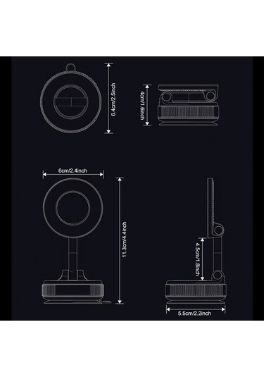 Dongjing Araç Tutucu Elektrikli Vakum Manyetik Tutucu 1 Adet