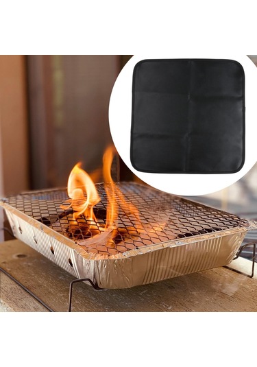 Suntek Şömine Matı Yangına Dayanıklı Izgara Altı Patio M