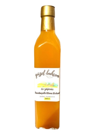 Güzel Bahçem Zerdeçallı Elma Sirkesi 500 ML