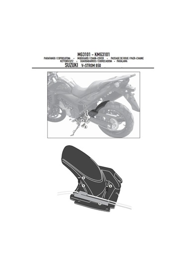 Gıvımg3101suzukıdl650v-strom 11-16 Zincirmuhafazaveçamurluk