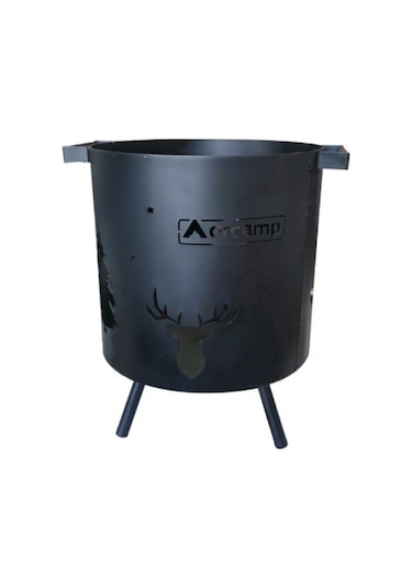 Orcamp Küçük Orman Şöminesi  Ds-270 Siyah