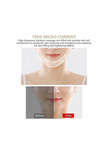 Ruicoo Led Işıklı Yüz Geliştirici Cihazı - 6 Modlu Akıllı V Tipi Gürültü Tedavisi, Kumandalı Yüz Geliştirme Ve Şekillendirme Aleti Mavi