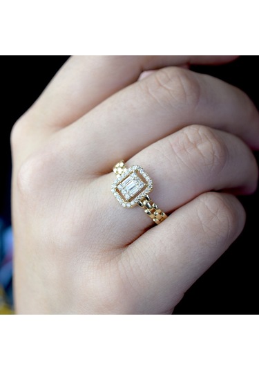 Baget Altın Yüzük