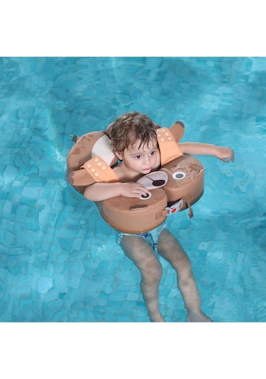 Mambobaby Katlanabilir Göğüs Destekli Yüzme Simidi - Ayı