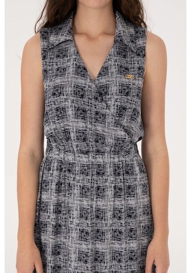 U.s. Polo Assn. Kadın Lacivert Elbise Dokuma 50306638-vr033 Lacivert