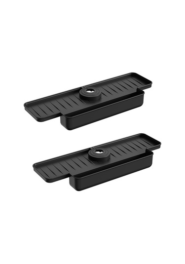 Silikon Musluk Sıçrama Koruyucu Mutfak Lavabo Sıçrama Koruyucu Siyah Siyah Çok Renkli