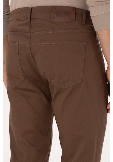 U.s. Polo Assn. Erkek Coconut Pantolon Kanvas-chino 50316835-vr153 Coconut