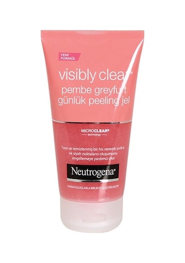 Neutrogena Pembe Greyfurt Canlandırıcı Günlük Peeling Jel 150 ML