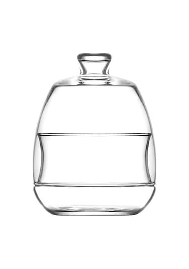 LAV Çilek Cam Şekerlik Tekli 255 ml Cam Kapaklı