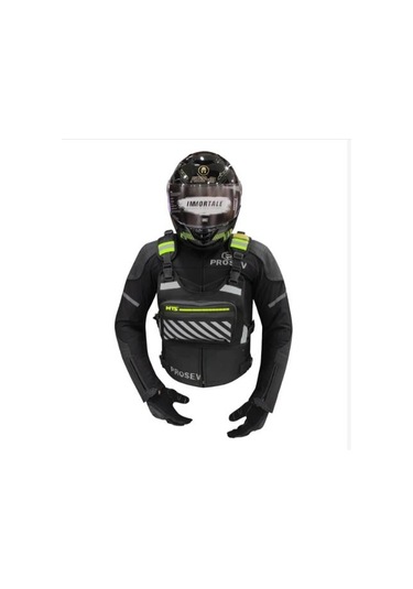 Mts Mb18 Reflektörlü Göğüs Çantası Siyah