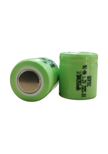 1.2v 350 Mah - 1/3aa - Ni-mh Şarjlı Pil - Başsız / Flat Head