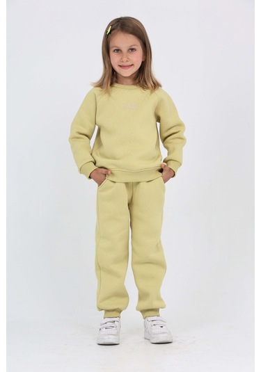 Toontoy Kız Çocuk Creatıve Nakışlı Eşofman Takım Yeşil