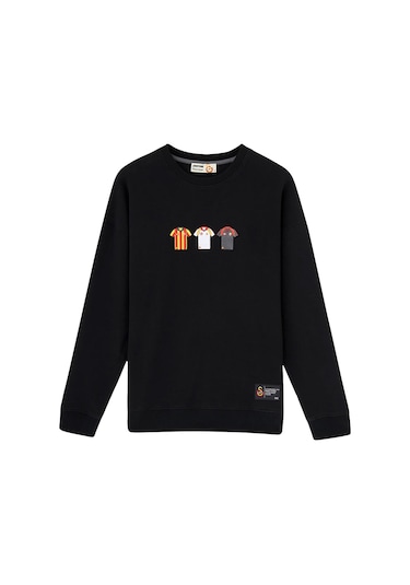 Gsstore X Reflect Studio Basic Yaka Forma Icon Sweatshirt E242402 Siyah