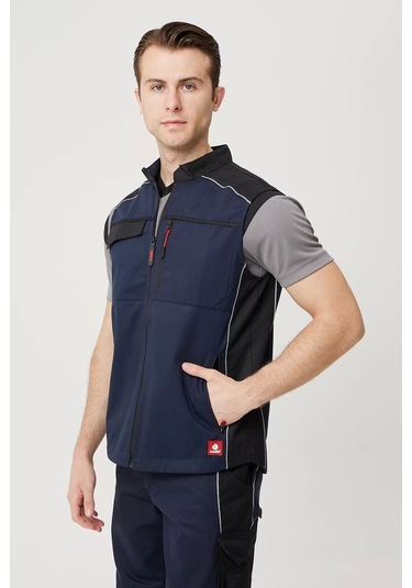 Yazlık İş Yeleği Polyester Gabardin Allium Outdoor Yelek Hafif Nefes Alabilir Fonksiyonel Cepli Lacivert-siyah Yazlık İş Yeleği Polyester Gabardin Allium Outdoor Yelek Hafif Nefes Alabilir Fonksiyonel Cepli Lacivert-siyah