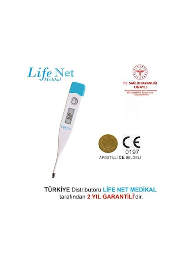 Life Net Medikal JA-12A Ağızdan Koltuk Altından Rektal Ateş Ölçer