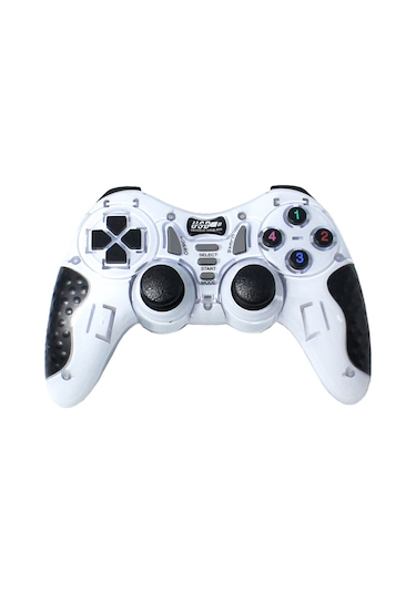 Schitec 7in1 Pc/ps2/ps2/ps3/pc360/tv/tvbox/android Cihazlar İle Uyumlu Kablosuz Gamepad Beyaz