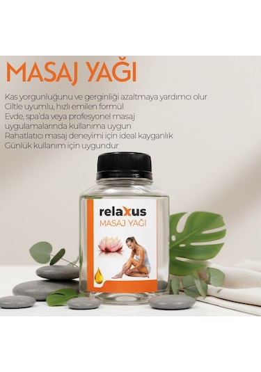 Relaxus Bitki Özlü Naturel Masaj Yağı 100 ML