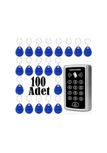 Sonex Rfid Şifreli Kapı Kilidi Geçiş Sistemi + 100 Tag