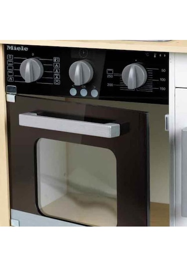 Sesli Ve Işıklı Miele Aksesuarlı Ahşap Mutfak Seti