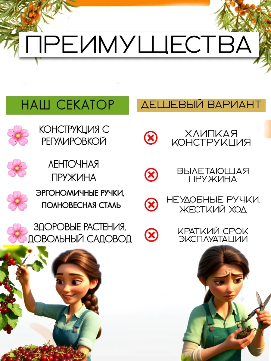 Ogonek Profesyonel El Budama Makası 351593526