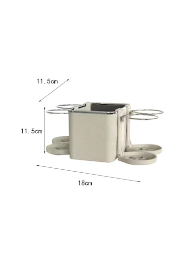 Magideal Suntek Araba Kol Dayama Saklama Kutusu Bej-4'lü-bardaklık