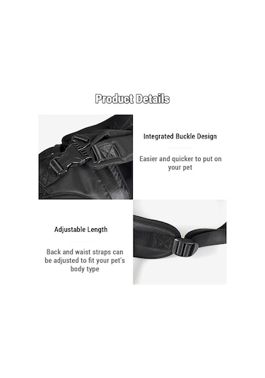 Geeksen Taılup Köpekler İçin Pet Taşıyıcı Sırt Çantası Suya Dayanıklı