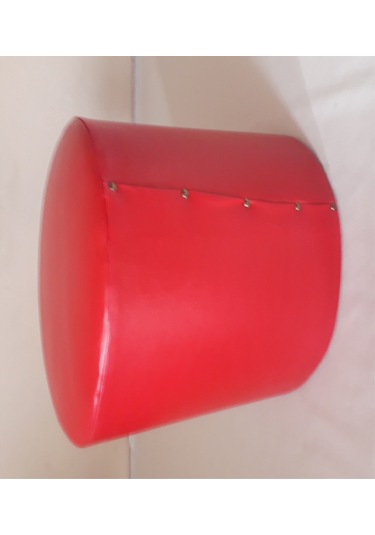 Nesilhomee-Ticaret Deri Kaplama Silindir Puf