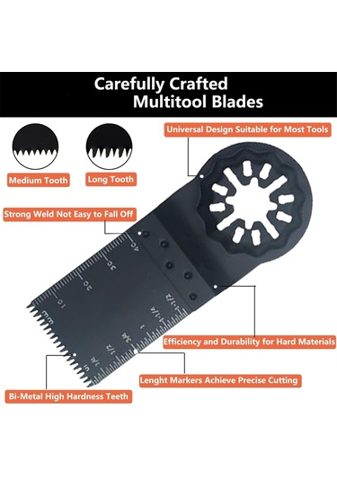 Starlock Çok Amaçlı Alet Bıçakları, Salınımlı Testere Bıçakları İçin