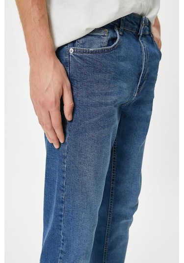 Koton Slim Fit Kot Pantolon - Brad Jean 001