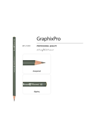 " Graphixpro '' Dereceli Kurşun Kalem Seti. 12 Adet B-14b.