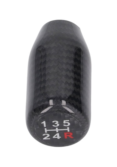 Lemestar 5 Vitesli Karbon Fiber Vites Çubuğu, Ergonomik Tasarım, 3 Adet Adaptör İle Çoğu Otomobille Uyumlu, Araç İç Dekorasyonu Ve Konfor Artırıcı Diğer