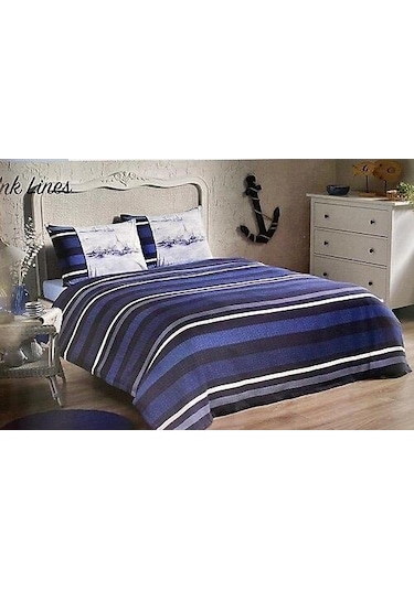 Özdilek Mavi Ink Lines Pike Takımı Tek Kişilik Ranforce