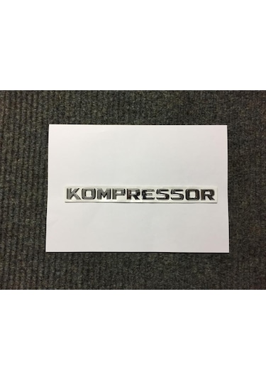 Mercedes Kompressor Yazı