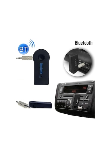 Sones Taşınabilir Tek Ses Kanalı Bluetooth Müzik Alıcısı İphone İpad Uyumlu Araba Kulaklık Stereo Mini Boombox  Siyah