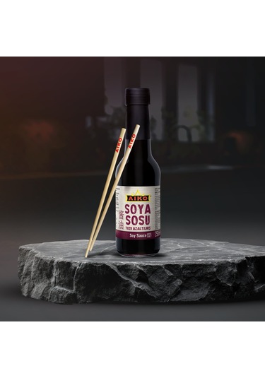 Aiko Tuzu Azaltılmış Soya Sosu 250 Cc Cam