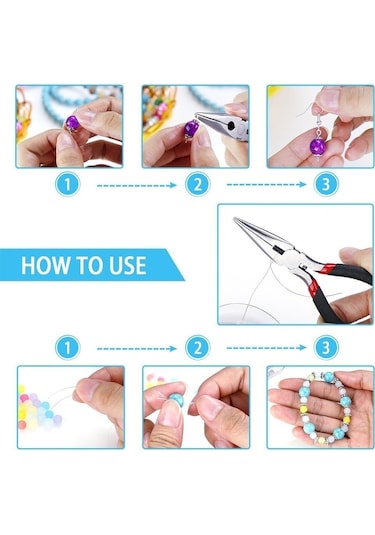 Padalink Takı Yapım Seti - 500+ Parça Kolye, Küpe Ve Bileklik Malzemeleri