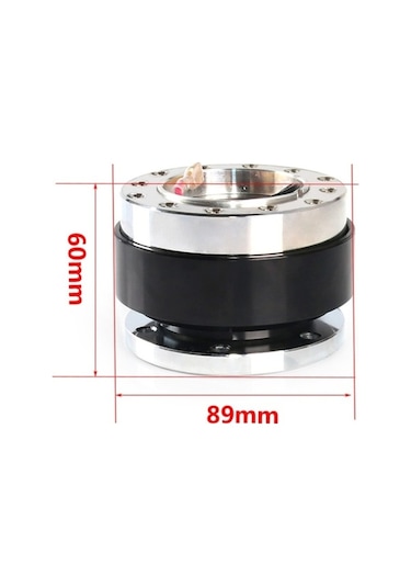 Novahub Universal 60mm Araba Direksiyon Hızlı Bırakma Hub Adaptörü Snap Off Boss Kiti Mor